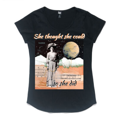 She Thought She Could - Women's Cap Sleeve T Thumbnail