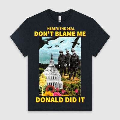 Don't blame me - Men's heavy cotton crew 2 Thumbnail